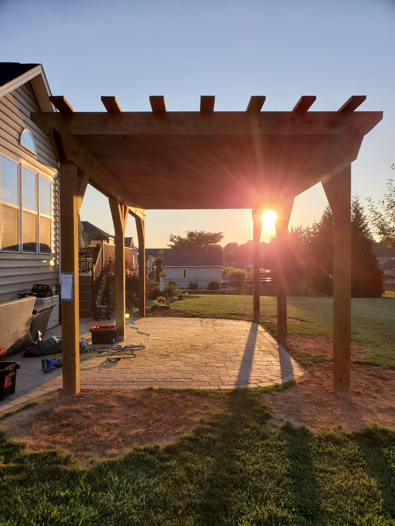 Custom Pressure Treated Wood Pergola Builders Hanover, PA DREAMscape