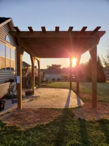 Custom Pressure Treated Wood Pergola Builders Hanover, PA DREAMscapes 8