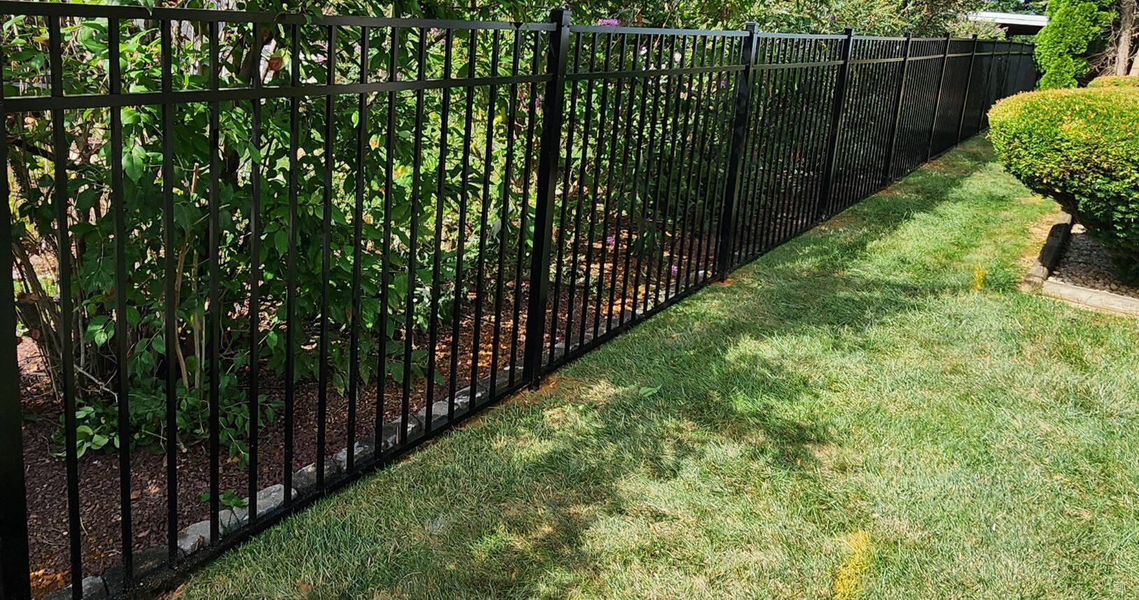 Aluminum Fence Installation Westminster, MD Carroll County Fencing